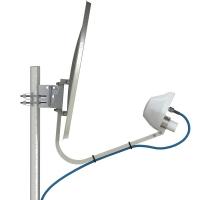 AX-1500 OFFSET - офсетный  облучатель диапазона 1525-1575 МГц с левой поляризацией