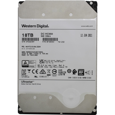 Western Digital Ultrastar DC HC550 18Tb (WUH721818AL5204) 